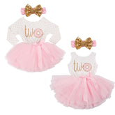 Baby Girl Donut & Polka Dot - Second Birthday Tutu Dress Outfit Baby Girl Donut & Polka Dot - Second Birthday Tutu Dress Outfit.